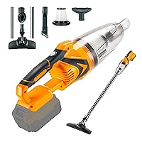 Cordless Vacuum Cleaner Handheld Stick Vacuum Cleaner 10kPa Powerful Suction 4 Different Heads for Home Pets Floor Car, Compatible with DEWALT 20V MAX Batteries (NO Battery)