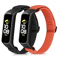 Vodtian Elastic Bracelet Compatible with Samsung Galaxy Fit 2 Wristband for Men and Women, Adjustable Replacement Straps Nylon Loop Sport Watch Strap for Galaxy Fit 2