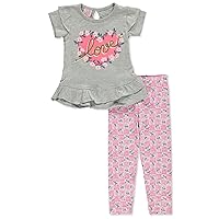Real Love Girls' 2-Piece Leggings Set Outfit