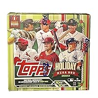 2023 Topps Holiday Baseball Trading Card Mega Box (100 Cards)