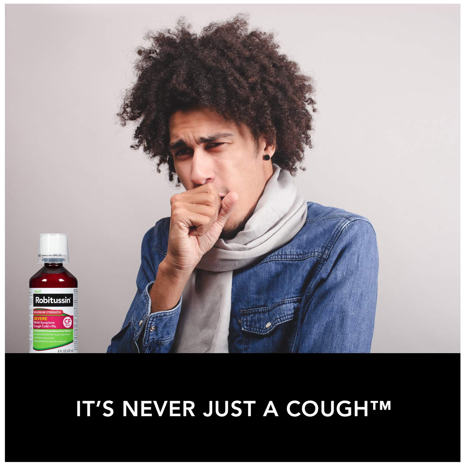 Robitussin Maximum Strength Severe Multi-Symptom Cough Cold 4 fl. oz.+ Flu Day & Night 4 fl. oz. Bottles