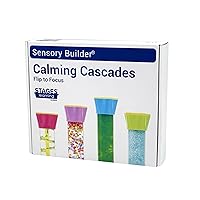 Sensory Builder: Calming Cascades Liquid Motion Timer Tubes for Visual Relief from Anxiety Stress for Kids and Adults