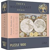 Trefl Ancient World Map 1000 Piece Jigsaw Puzzle Wood Craft 27
