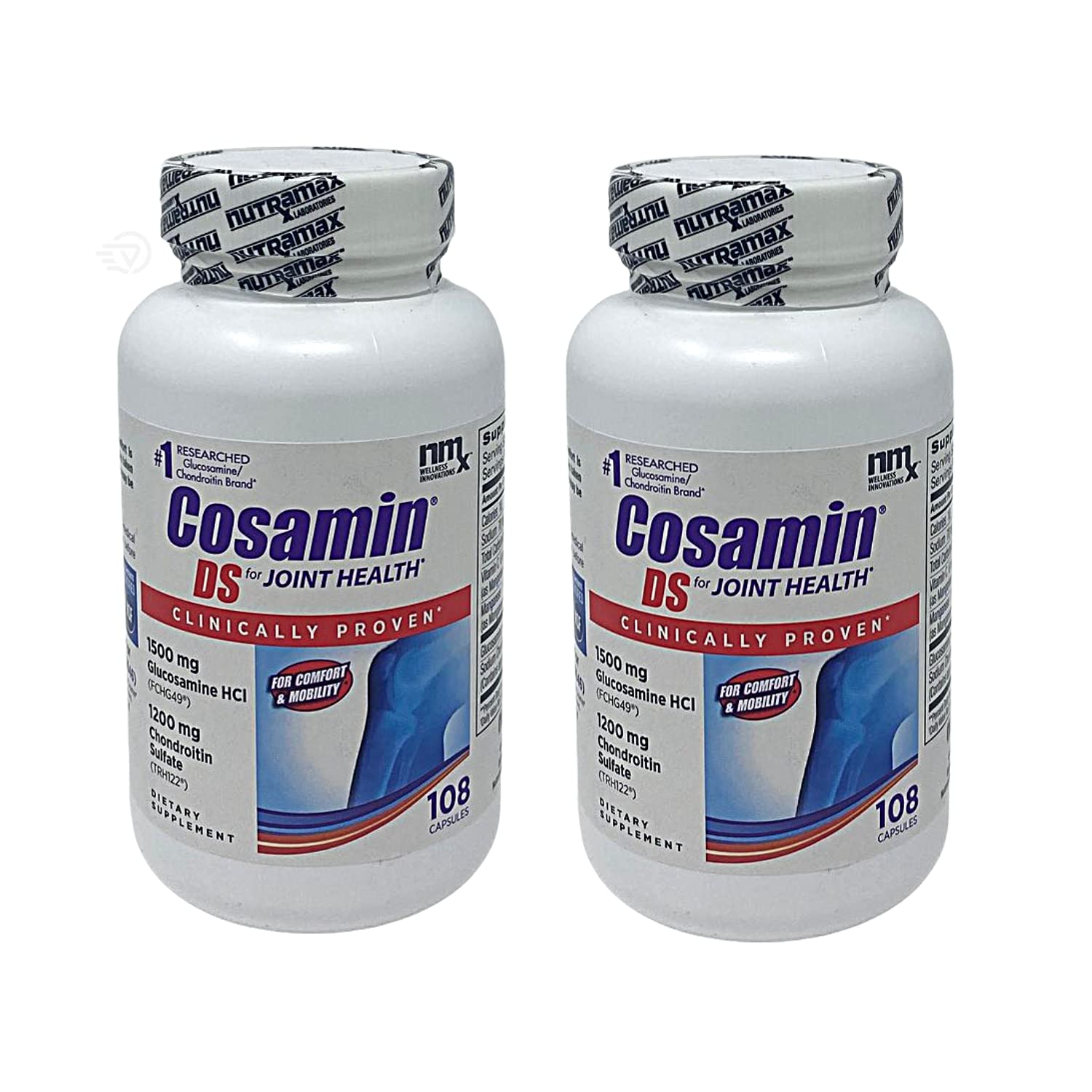 Cosamin DS for Joint Health Comfort & Mobility, 108 Capsules ( Pack of 2)