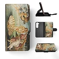 The Birth of Venus by Botticelli FLIP Wallet Phone CASE Cover for Samsung Galaxy S23