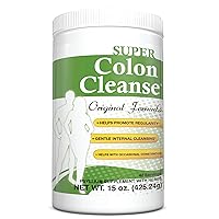 Health Plus Super Colon Cleanse Original Formula (1991-2018), 15 oz Powder, 42 Servings - Natural Detox, Digestive Support, Constipation Relief & Gentle Gut Cleanse