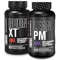 Burn-XT Max - High-Performance Thermogenic Fat Burner & Appetite Suppressant (90 Capsules) & Lean PM Max High-Performance Weight Loss, Sleep Support, Fat Burner, & Appetite Suppressant (120 Capsules)