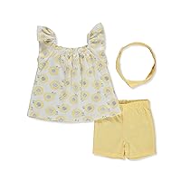 Baby Girls' 3-Piece Shorts Set Outfit