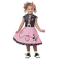 Toddler 50s Poodle Cutie Costume