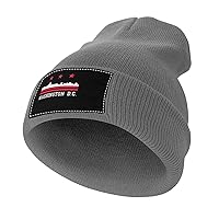 Washington, D.C. Flag Beanie Hats Warm Knitted Cap Winter Hat Ski Hats Slouchy Cap for Men/Women