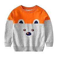Infant Toddler Baby Girl Boy Knit Sweater Blouse Pullover Sweatshirt Warm Crewneck Long Sleeve Tops 18m Girls