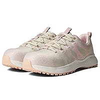 Shoes for Crews Heather II, Women's Nano Composite Toe (NCT) Work Shoes, Slip Resistant, Water Resistant, Pink, Size 10