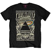 Pink Floyd Men's Carnegie Hall Poster T-Shirt Charcoal Grey