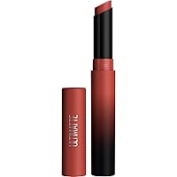Color Sensational Ultimatte Matte Lipstick, Non-Drying, Intense Color Pigment, More Rust, Rusty Red, 1 Count