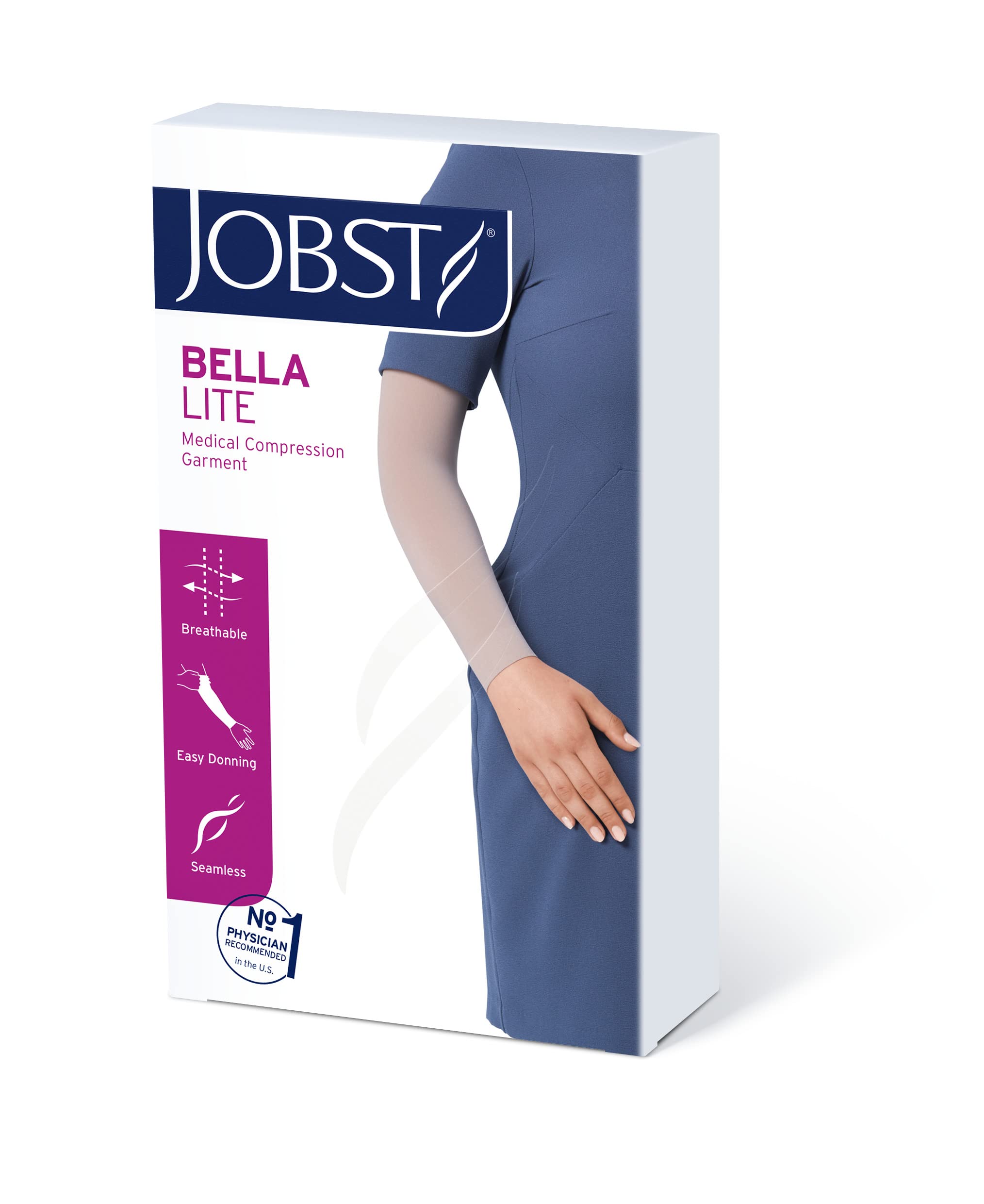 JOBST Bella Lite Women's 20-30 mmHg Arm Sleeve with 2