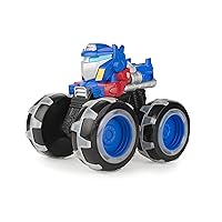 Transformers Optimus Prime Monster Treads – Monster Trucks with Light Up Wheels – Transformers Toy – Girls and Boys Ages 3 Years and Up