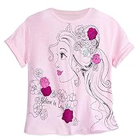 Disney Store Princess Belle Pink Tee T-Shirt Shirt