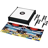 Mattel WWE Superstar Ring Playset with Spring-Loaded Mat, Pro-Tension Ropes & 4 Event Stickers, 14-inch