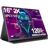 UPERFECT 2K 120Hz Portable Gaming Monitor, 16