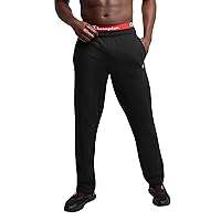 Men’s Sweatpants, Powerblend, Fleece Open-Bottom Sweatpants for Men (Reg. or Big & Tall)