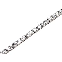 14k White Gold Diamond Tennis Bracelet Jewelry 8.16ct
