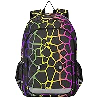 ALAZA Rainbow Color Giraffe Spot Backpack Bookbag Laptop Notebook Bag Casual Travel Daypack for Women Men Fits15.6 Laptop