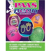 PAAS Neon Easter Egg Decorating Kit - America's Favorite Easter Tradition