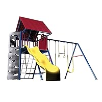 Lifetime 90137 A Frame Swing Set Playset, Primary