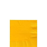 Premium Yellow Sunshine Beverage 2-Ply Paper Napkins - 5