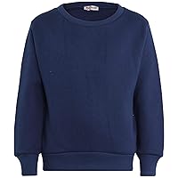 Girls Boys Plain & Camouflage Print Crew Neck Jumper Club Scouts School Uniform Pullover Sweatshirt Cardi Sweater