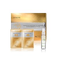 2023 New Spiral Peptide Deer Bone Collagen Essence Kit, Korean Spiral Peptide Bio-Fermented Soluble Collagen Film, Reduces Fine Lines, Prevents Aging, Moisturizes And Firms The Face