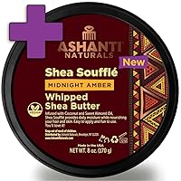 Bundle – African Black Soap Bar 8 oz (Argan) | Shea Butter Souffle 8 oz (Midnight Amber)