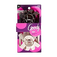 Goody WoMens Classics Claw Clip, Lily Petal, 2 Count
