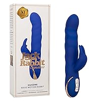 CalExotics Jack Rabbit® Signature Silicone Wave Motion Rabbit Vibrator with 7+3 Vibrating Modes and IPX Waterproof Ability - SE-0609-65-3