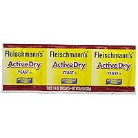 Yeast, Active, Dry, 0.75-Ounce Packet (Pack of 9)