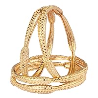 Bollywood Fashion Gold Plated Indian Bangle Jewelry For Women's