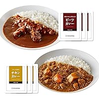 Setagaya Natural Foods Curry Set of 2 Types, Set of 6 (Beef 7.1 oz (200 g), 3 Meals / Chicken, 7.1 oz (200 g), 3 Servings), Beef Curry, Chicken Curry, Retort Curry, Lots of Ingredients, Vegetables,