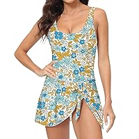 One Piece Swimsuit Women Full Coverage One Piece Swimsuit Women Plus Size Bathing Suit for Women One Piece Athletic Bathing Suits for Women One Piece Swimsuit Women Full Yellow 3XL
