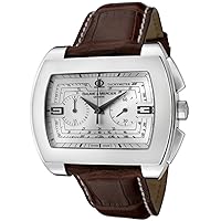 Baume & Mercier Men's 8344 Hampton City Automatic Chronograph Brown Leather Watch