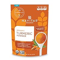 Navitas Organics Turmeric Powder, 8 oz. Bag, 45 Servings — Organic, Non-GMO, Gluten-Free
