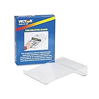 Victor Large Angled Acrylic Calculator Stand, 9 X 11 X 2, Clear