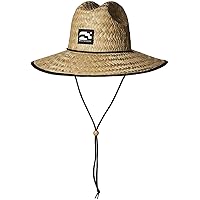 BROOKLYN ATHLETICS Men’s Classic Straw Sun Beach Hat - Wide Brim