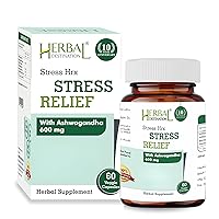 Stress Hrx, Ashwagandha Supplement Capsule, Herbal Destination Stress Relief - 60 Count