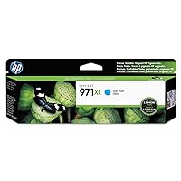 HP 971X | PageWide Cartridge High Yield | Cyan | Works with HP OfficeJet Pro X451, X476, X551, X576 | CN626AM