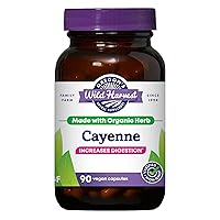 Oregon's Wild Harvest Non-GMO Cayenne Capsules, Organic Herbal Supplements, 90 Count