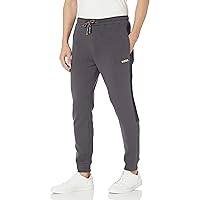 BOSS Men's Sporty Tape Design Regular Fit Cotton Sweatpants