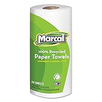 6709 100% Recycled Roll Towels, 2-Ply, 9 x 11, 60 Sheets, 15 Rolls/Carton
