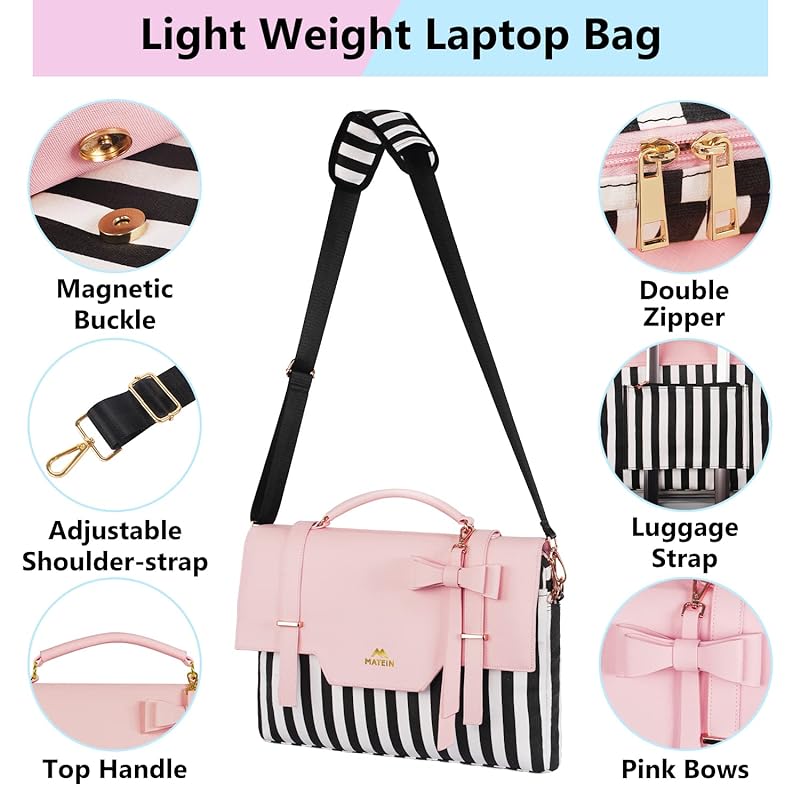 Laptop Handbag Sleeve Case For 13.3/14.1-15.4 Inch Cute Carrying Briefcase  | Fruugo BH
