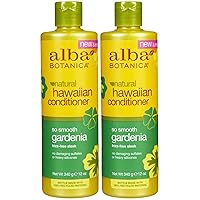 Alba Botanica Gardenia Hydrating Hair Conditioner, 12-Ounce Bottle (Pack of 2)
