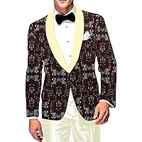 Mens Slim fit Casual Wine Polyester Blazer Sport Jacket Coat Two Button SB14865